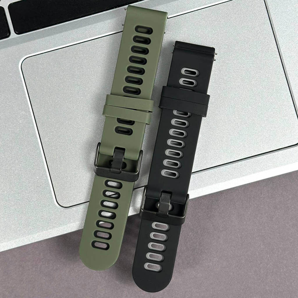 Ремешок универсальный, Sport Garmin, Black-White, Черный - № 5 Ремешок универсальный, Sport Garmin, Black-White, Черный - № 5