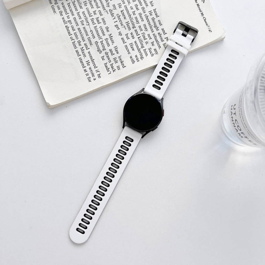 Ремешок универсальный, Sport Garmin, Black-White, Черный - № 9 Ремешок универсальный, Sport Garmin, Black-White, Черный - № 9