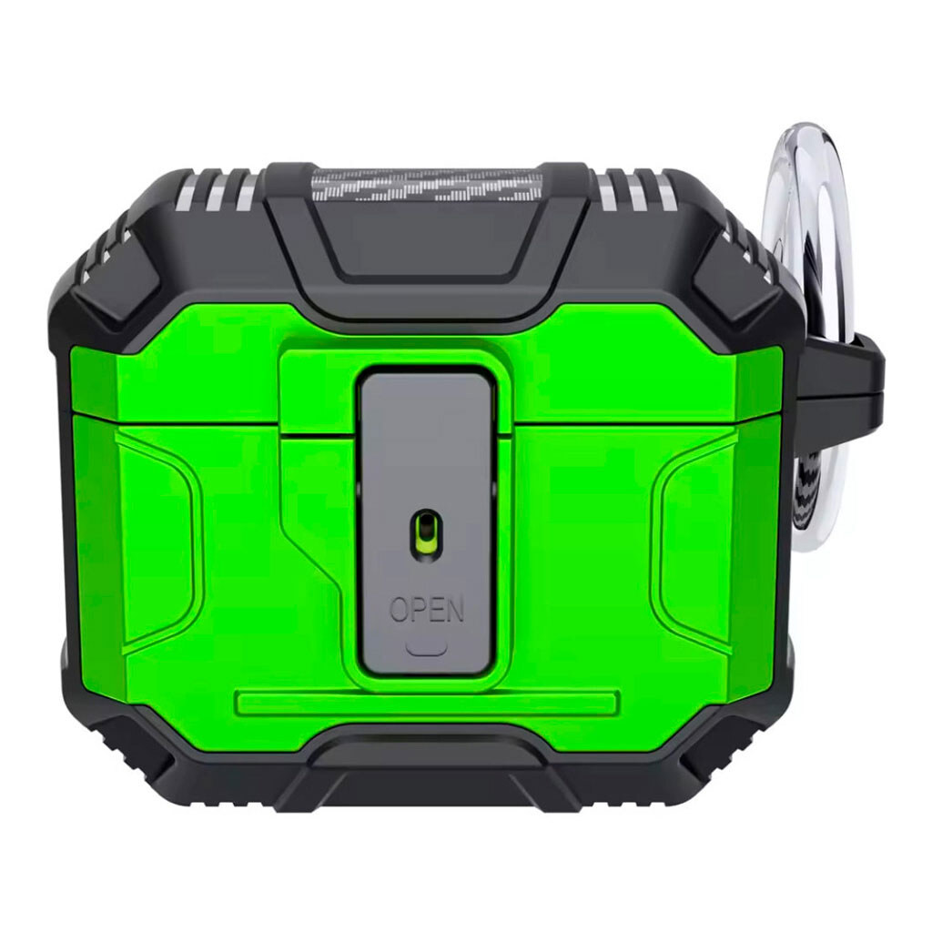 Чехол (накладка) Apple AirPods 4, Dasfond Armor, Желтый - № 1 Чехол (накладка) Apple AirPods 4, Dasfond Armor, Желтый - № 1