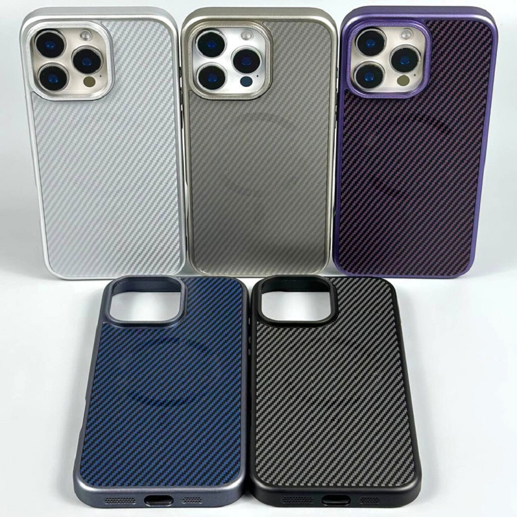 Чехол (накладка) Apple iPhone 13, Carbon Pattern Shockproof, MagSafe, Черный - № 2 Чехол (накладка) Apple iPhone 13, Carbon Pattern Shockproof, MagSafe, Черный - № 2