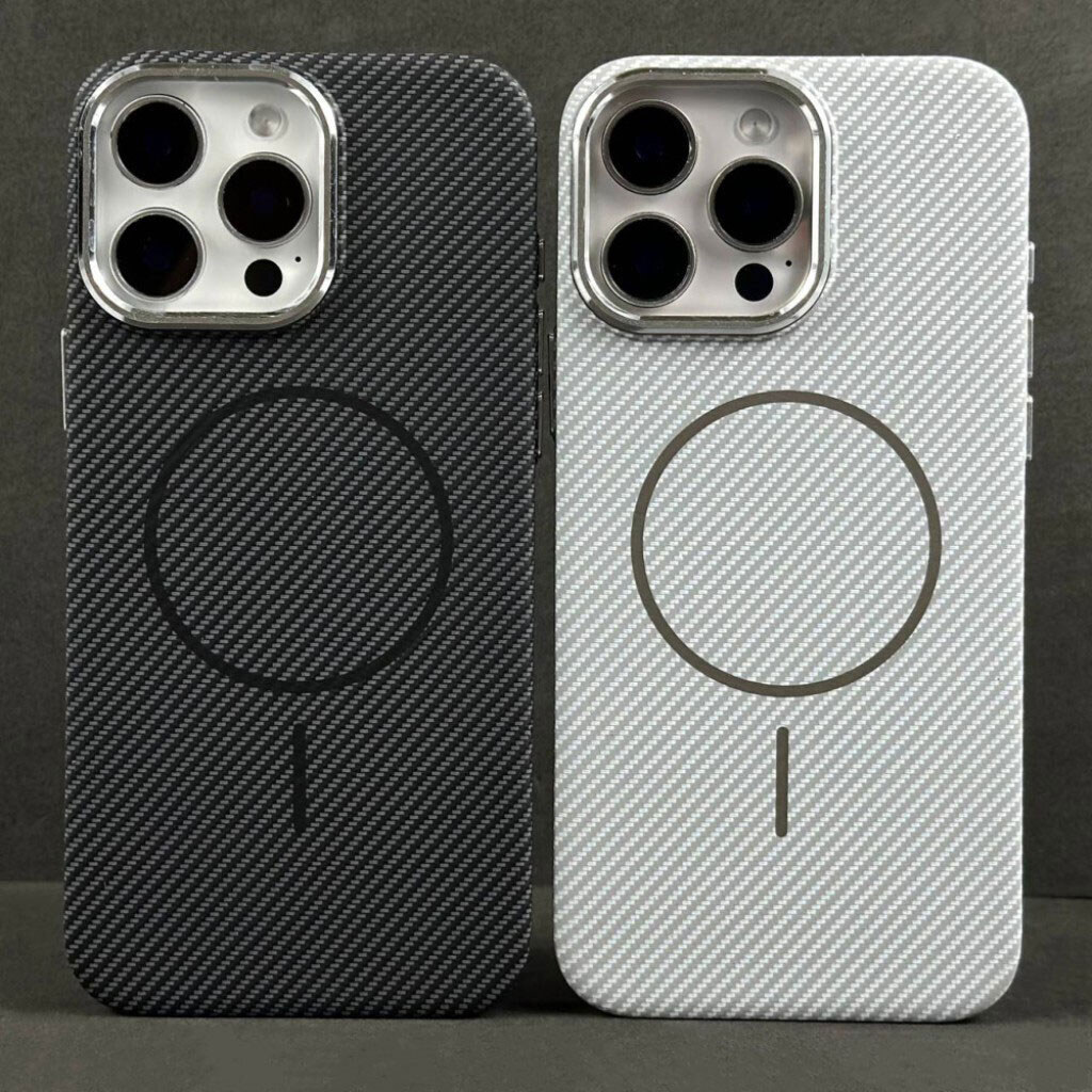 Чехол (накладка) Samsung S928 Galaxy S24 Ultra, Carbon Pattern Slim, MagSafe, Grey Ey, Серый - № 11 Чехол (накладка) Samsung S928 Galaxy S24 Ultra, Carbon Pattern Slim, MagSafe, Grey Ey, Серый - № 11