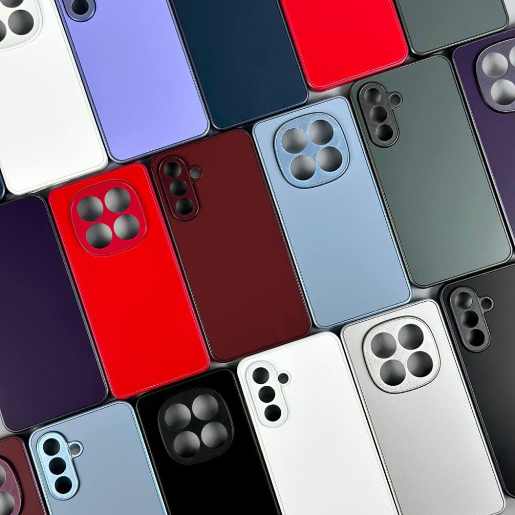 Чехол (накладка) Samsung A165 Galaxy A16 / A166 Galaxy A16 5G, Matte Soft Touch Chrome, Серый - № 6 Чехол (накладка) Samsung A165 Galaxy A16 / A166 Galaxy A16 5G, Matte Soft Touch Chrome, Серый - № 6