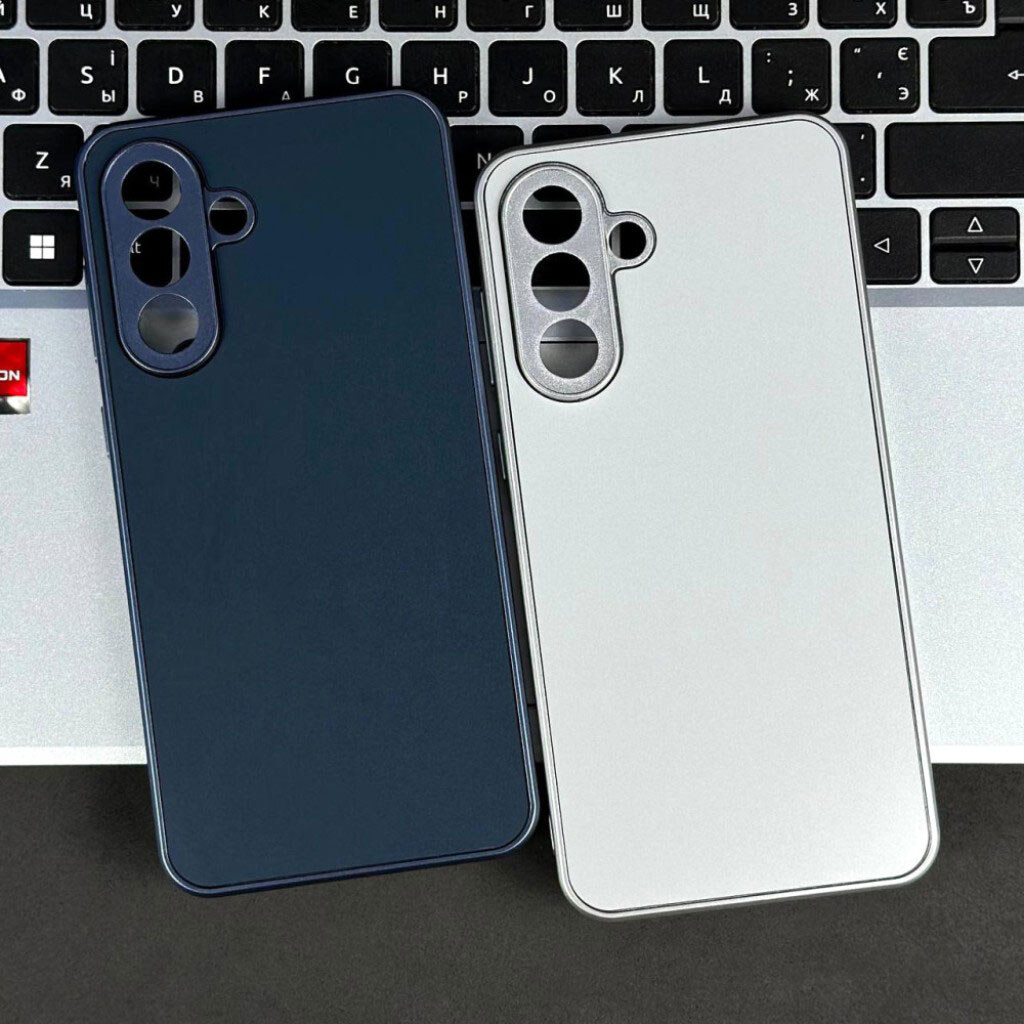 Чехол (накладка) Samsung A165 Galaxy A16 / A166 Galaxy A16 5G, Matte Soft Touch Chrome, Серый - № 8 Чехол (накладка) Samsung A165 Galaxy A16 / A166 Galaxy A16 5G, Matte Soft Touch Chrome, Серый - № 8