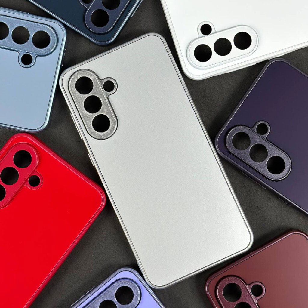 Чехол (накладка) Samsung A165 Galaxy A16 / A166 Galaxy A16 5G, Matte Soft Touch Chrome, Серый - № 11 Чехол (накладка) Samsung A165 Galaxy A16 / A166 Galaxy A16 5G, Matte Soft Touch Chrome, Серый - № 11