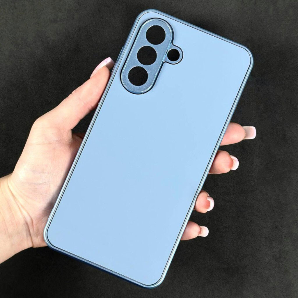 Чехол (накладка) Samsung A556 Galaxy A55 5G, Matte Soft Touch Chrome, Белый - № 5 Чехол (накладка) Samsung A556 Galaxy A55 5G, Matte Soft Touch Chrome, Белый - № 5