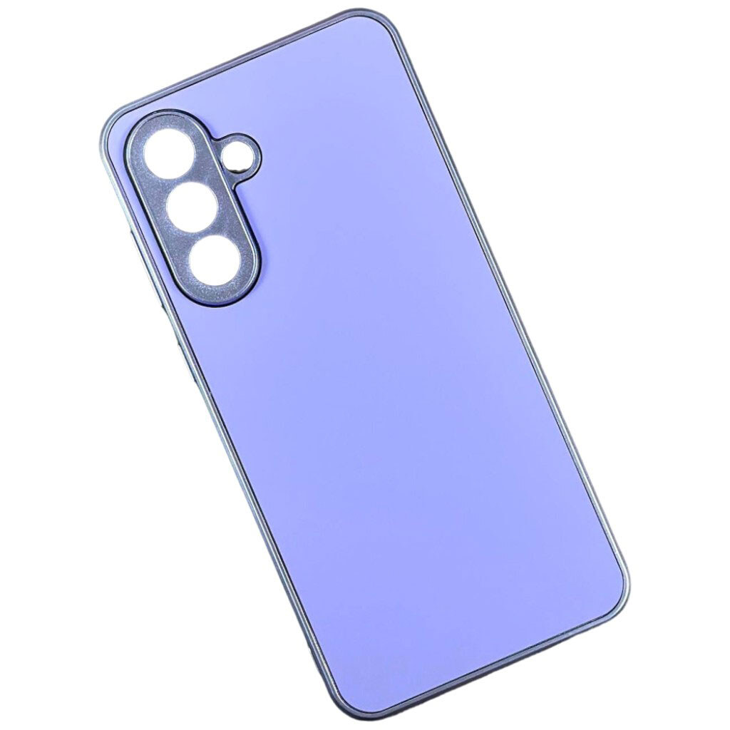 Чехол (накладка) Samsung A556 Galaxy A55 5G, Matte Soft Touch Chrome, Лавандовый - № 1 Чехол (накладка) Samsung A556 Galaxy A55 5G, Matte Soft Touch Chrome, Лавандовый - № 1