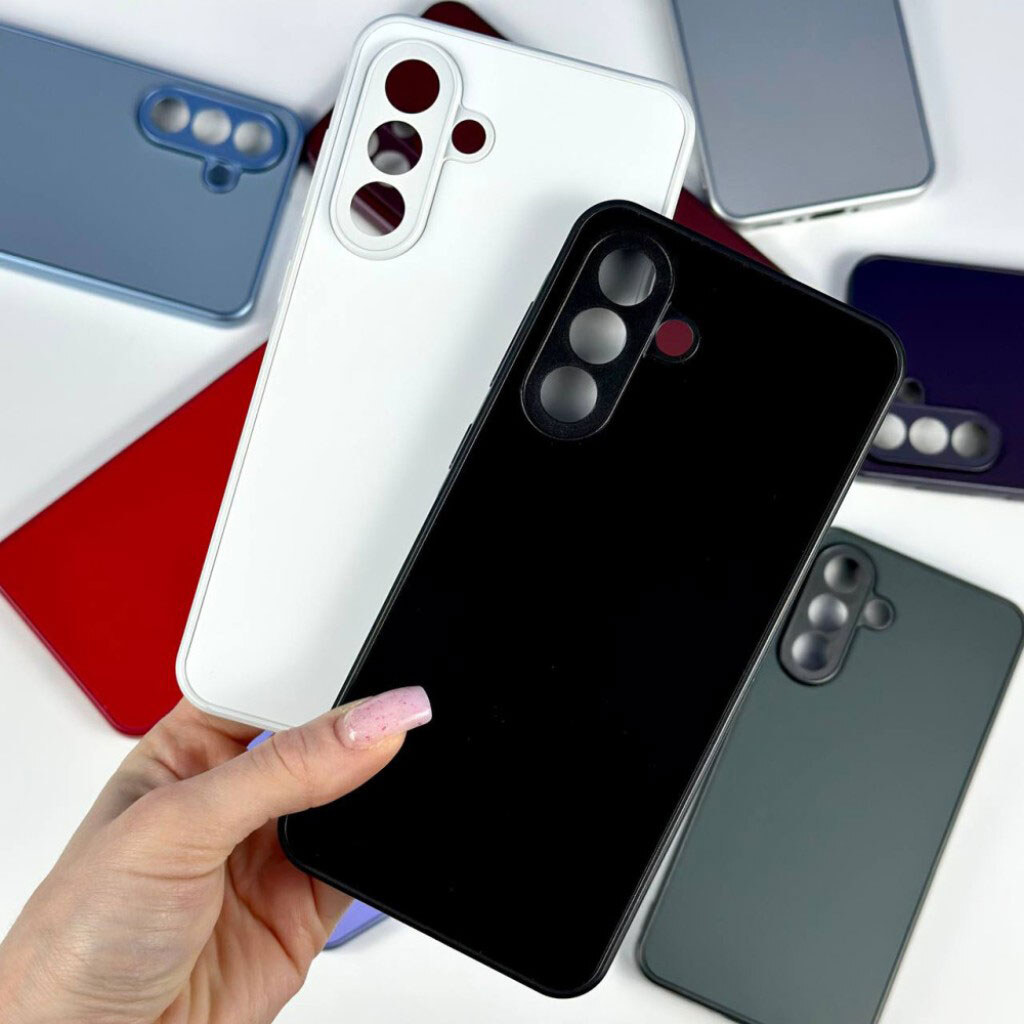 Чехол (накладка) Samsung Galaxy A56 5G, Matte Soft Touch Chrome, Серый - № 9 Чехол (накладка) Samsung Galaxy A56 5G, Matte Soft Touch Chrome, Серый - № 9