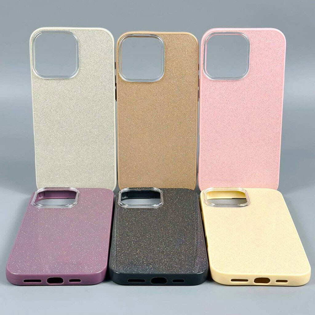 Чохол (накладка) Apple iPhone 15, Color Glitter, Сливовий - № 2 Чохол (накладка) Apple iPhone 15, Color Glitter, Сливовий - № 2