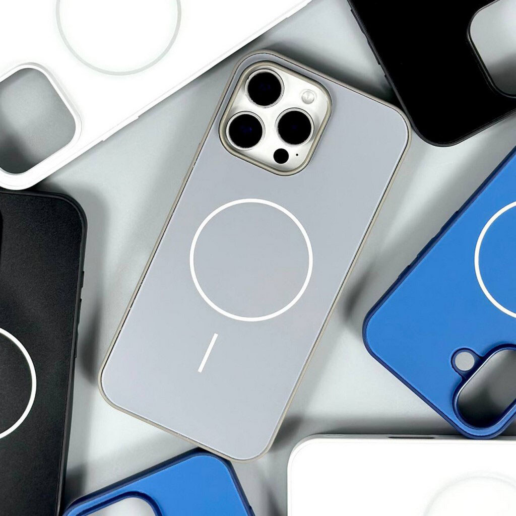 Чехол (накладка) Apple iPhone 16 Pro, Durable Shell, MagSafe, Синий - № 9 Чехол (накладка) Apple iPhone 16 Pro, Durable Shell, MagSafe, Синий - № 9