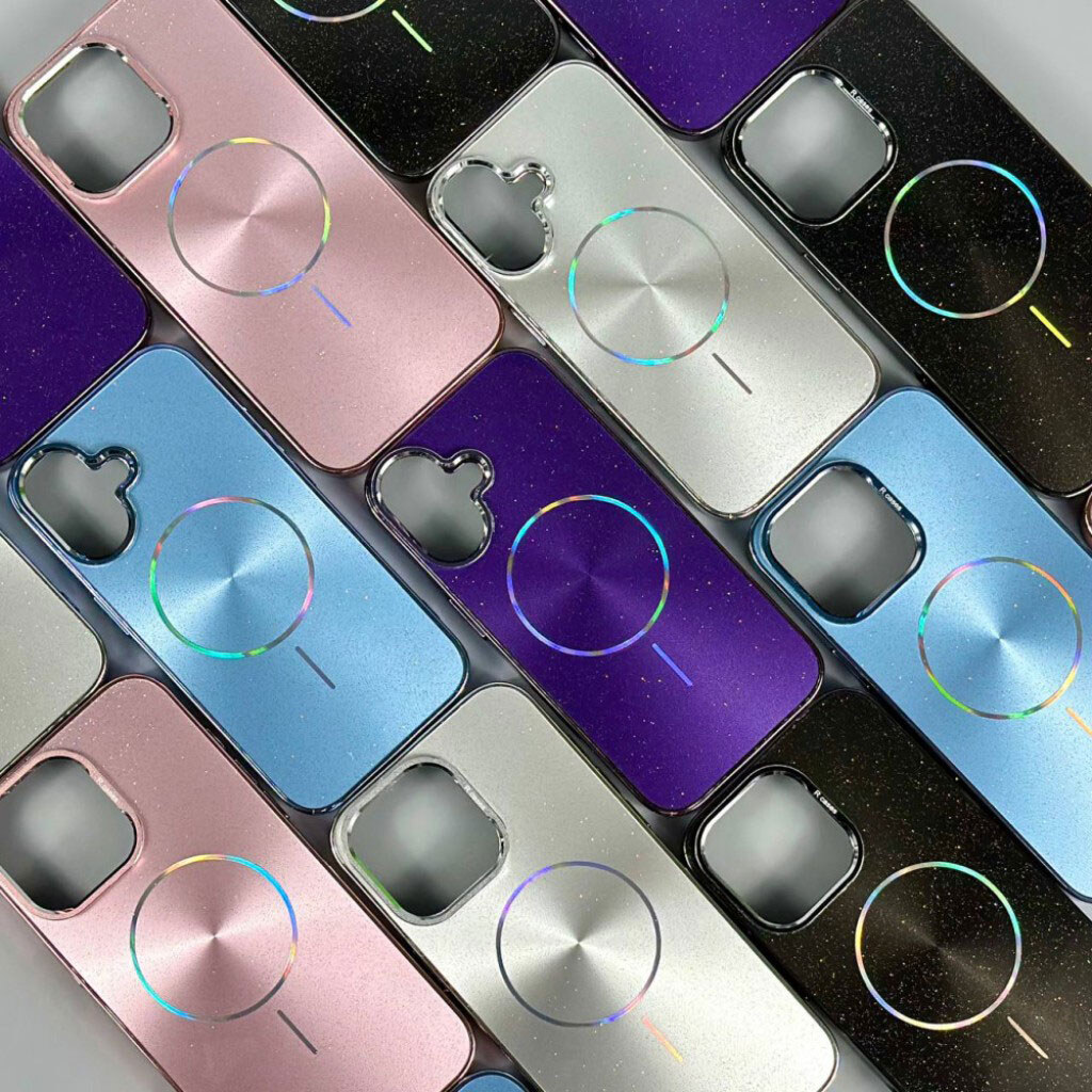 Чохол (накладка) Apple iPhone 14 Pro, Glam Shine, MagSafe, Чорний - № 6 Чохол (накладка) Apple iPhone 14 Pro, Glam Shine, MagSafe, Чорний - № 6