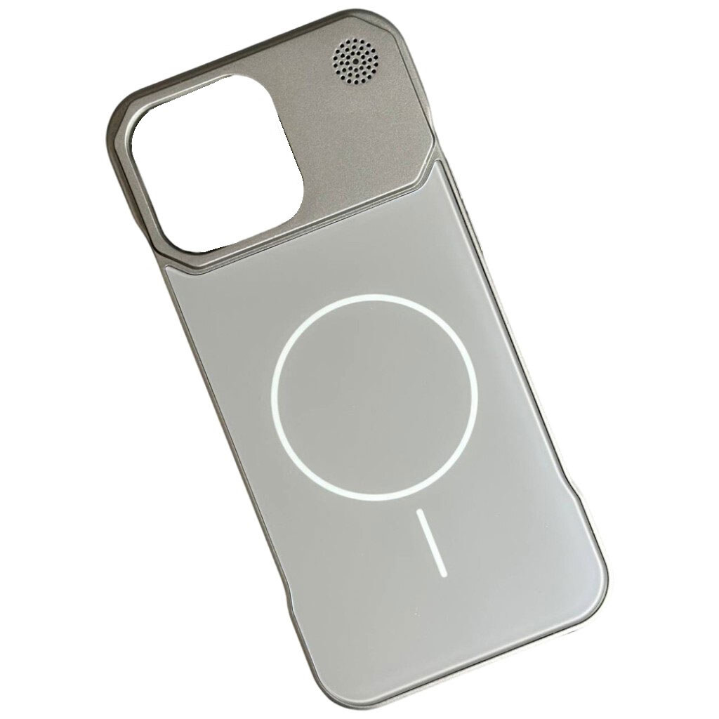 Чохол (накладка) Apple iPhone 13 Pro Max, AG-Glass Glass Matte Aromatherapy Metal, MagSafe, Сірий - № 1 Чохол (накладка) Apple iPhone 13 Pro Max, AG-Glass Glass Matte Aromatherapy Metal, MagSafe, Сірий - № 1
