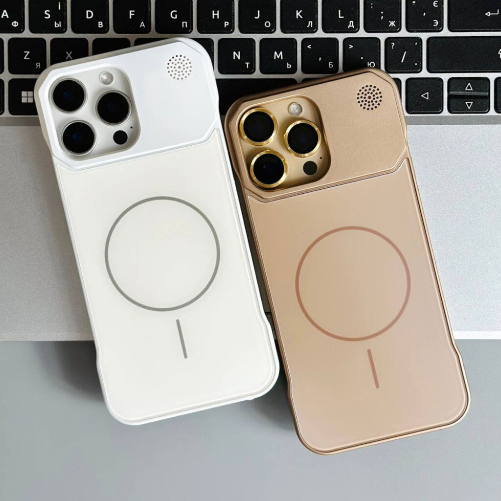 Чохол (накладка) Apple iPhone 13 Pro Max, AG-Glass Glass Matte Aromatherapy Metal, MagSafe, Сірий - № 6 Чохол (накладка) Apple iPhone 13 Pro Max, AG-Glass Glass Matte Aromatherapy Metal, MagSafe, Сірий - № 6