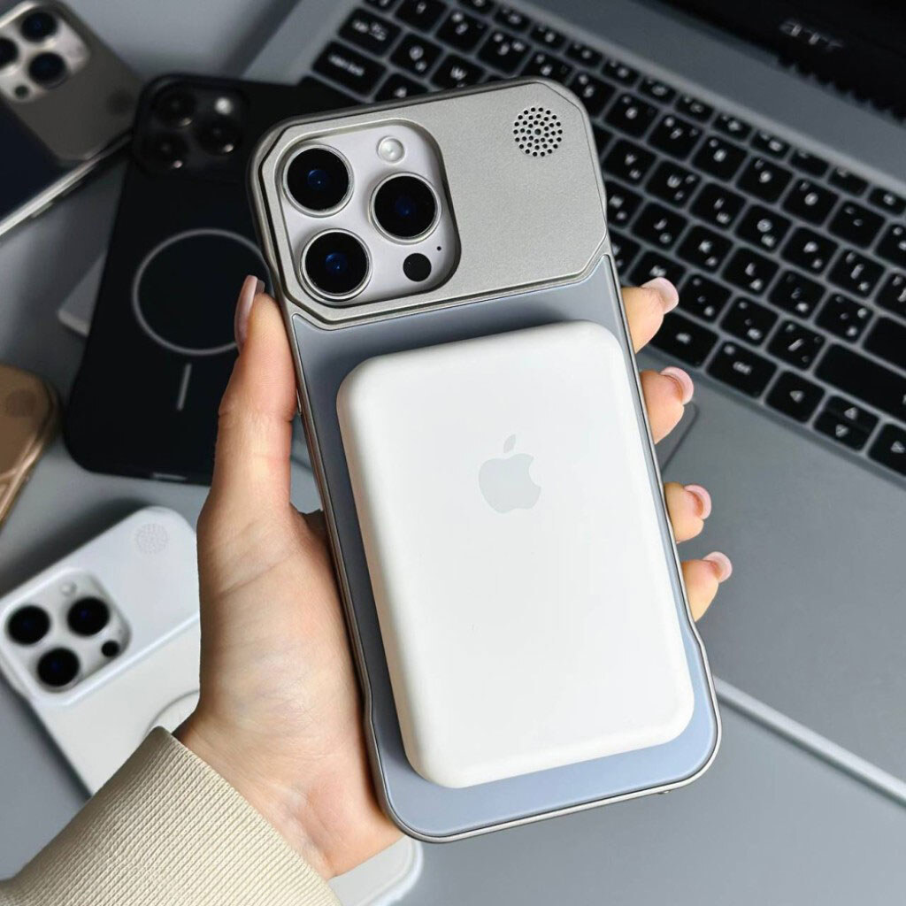 Чохол (накладка) Apple iPhone 13 Pro Max, AG-Glass Glass Matte Aromatherapy Metal, MagSafe, Сірий - № 7 Чохол (накладка) Apple iPhone 13 Pro Max, AG-Glass Glass Matte Aromatherapy Metal, MagSafe, Сірий - № 7