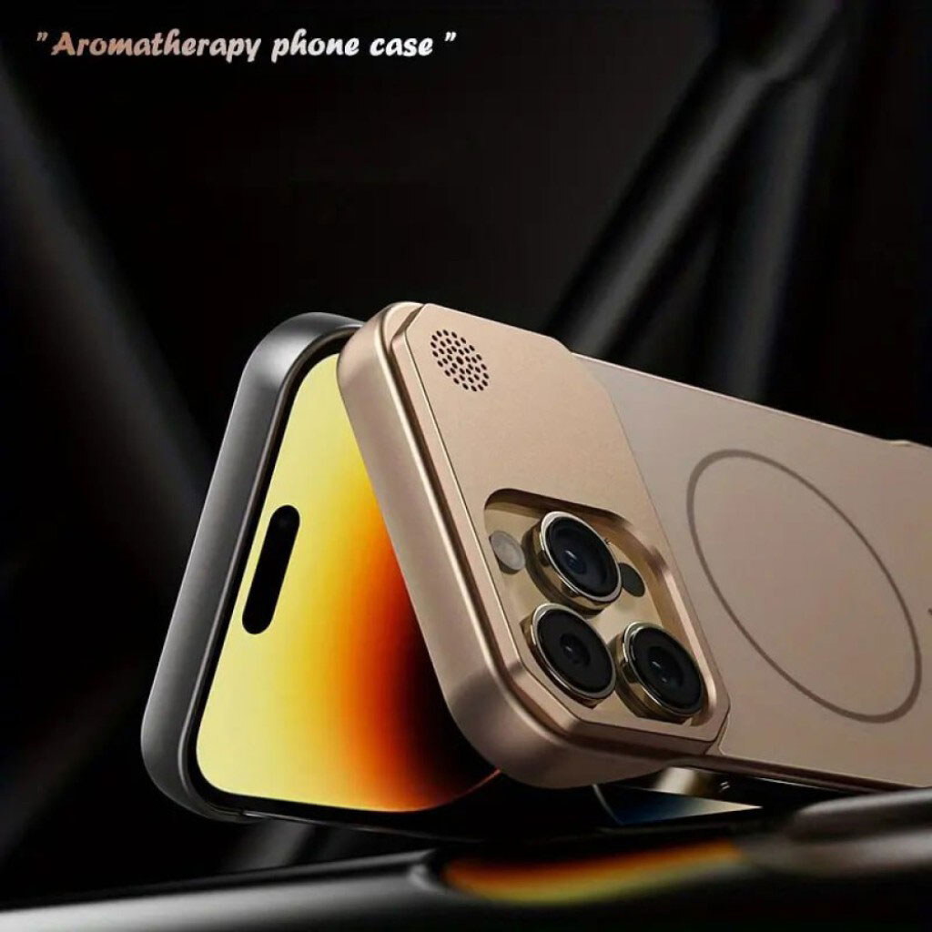 Чохол (накладка) Apple iPhone 13 Pro Max, AG-Glass Glass Matte Aromatherapy Metal, MagSafe, Сірий - № 12 Чохол (накладка) Apple iPhone 13 Pro Max, AG-Glass Glass Matte Aromatherapy Metal, MagSafe, Сірий - № 12