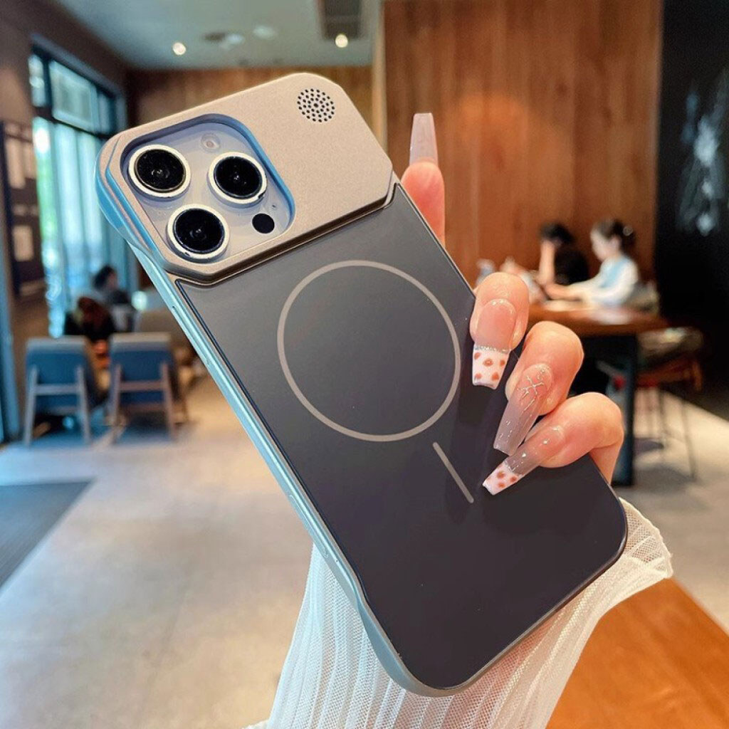 Чохол (накладка) Apple iPhone 13 Pro Max, AG-Glass Glass Matte Aromatherapy Metal, MagSafe, Сірий - № 13 Чохол (накладка) Apple iPhone 13 Pro Max, AG-Glass Glass Matte Aromatherapy Metal, MagSafe, Сірий - № 13