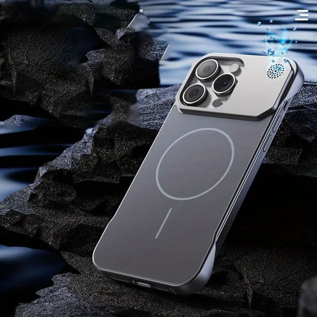 Чохол (накладка) Apple iPhone 13 Pro Max, AG-Glass Glass Matte Aromatherapy Metal, MagSafe, Сірий - № 16 Чохол (накладка) Apple iPhone 13 Pro Max, AG-Glass Glass Matte Aromatherapy Metal, MagSafe, Сірий - № 16