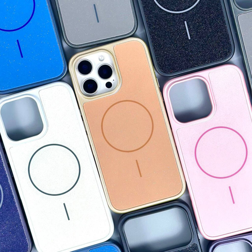 Чохол (накладка) Apple iPhone 17 Pro, Glitter Durable Shell, MagSafe, Сірий - № 13 Чохол (накладка) Apple iPhone 17 Pro, Glitter Durable Shell, MagSafe, Сірий - № 13