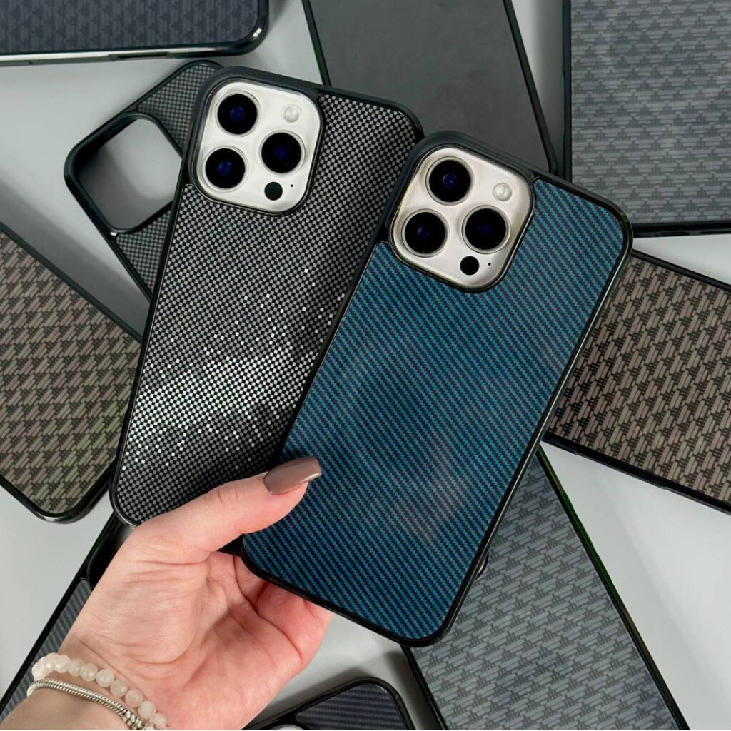 Чохол (накладка) Apple iPhone 15, Gloss Elite Carbonique, Graphite Diagonal Stripes, MagSafe, Малюнок - № 6 Чохол (накладка) Apple iPhone 15, Gloss Elite Carbonique, Graphite Diagonal Stripes, MagSafe, Малюнок - № 6