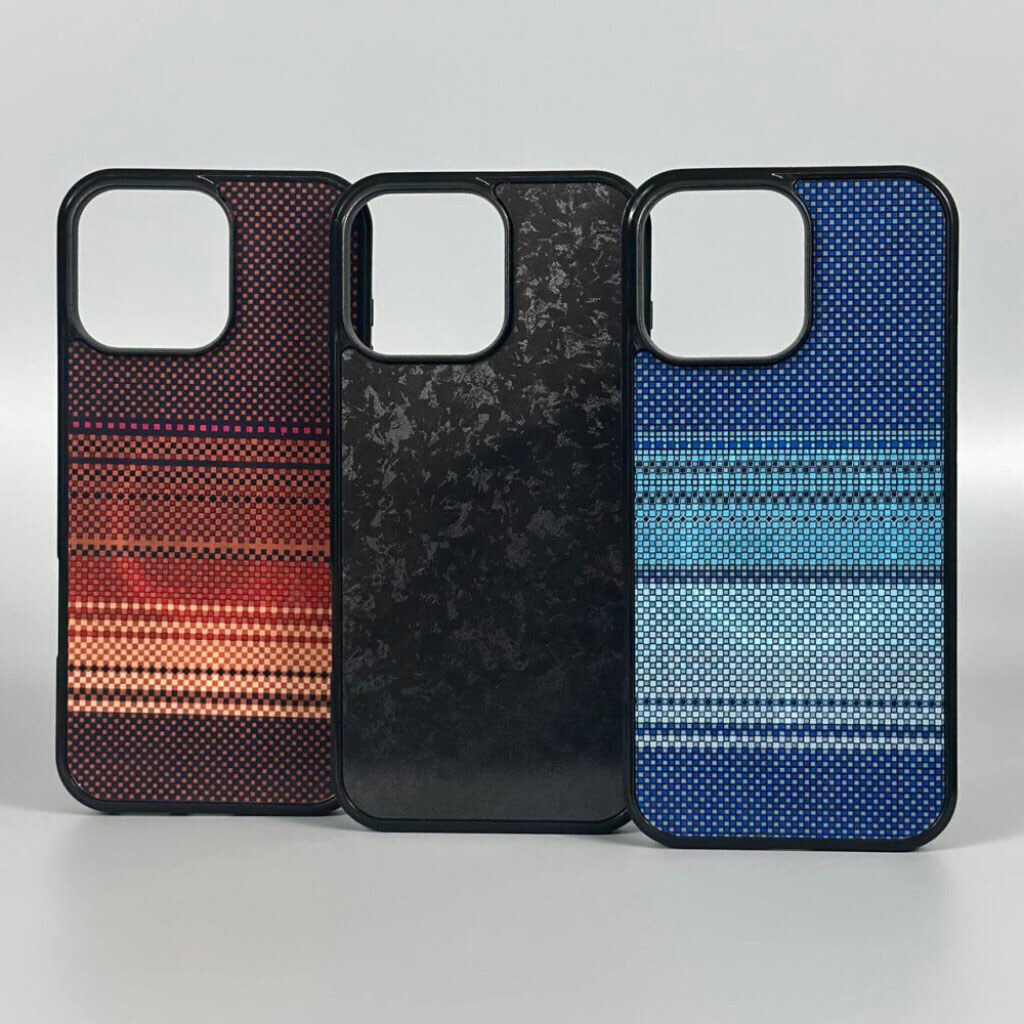 Чохол (накладка) Apple iPhone 16 Pro Max, Gloss Elite Carbonique, Black Diagonal Stripes, MagSafe, Малюнок - № 12 Чохол (накладка) Apple iPhone 16 Pro Max, Gloss Elite Carbonique, Black Diagonal Stripes, MagSafe, Малюнок - № 12