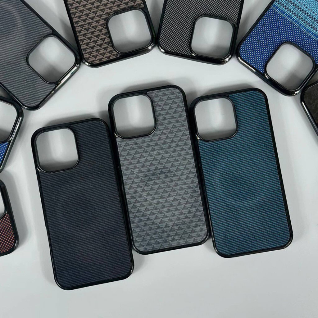 Чохол (накладка) Apple iPhone 16 Pro Max, Gloss Elite Carbonique, Graphite Diagonal Stripes, MagSafe, Малюнок - № 3 Чохол (накладка) Apple iPhone 16 Pro Max, Gloss Elite Carbonique, Graphite Diagonal Stripes, MagSafe, Малюнок - № 3