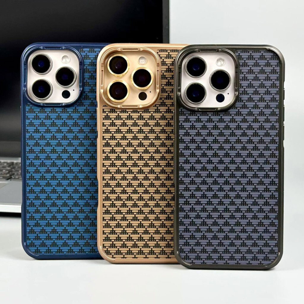Чохол (накладка) Apple iPhone 15, Luxury Carbon Fiber Pattern, Graphite Cube, MagSafe, Малюнок - № 4 Чохол (накладка) Apple iPhone 15, Luxury Carbon Fiber Pattern, Graphite Cube, MagSafe, Малюнок - № 4