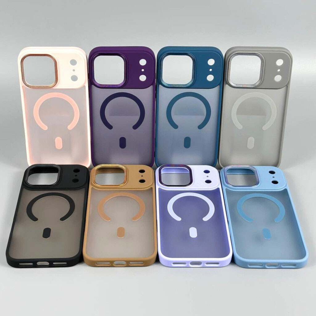 Чохол (накладка) Apple iPhone 17, Matte Corrugated, MagSafe, Сірий - № 2 Чохол (накладка) Apple iPhone 17, Matte Corrugated, MagSafe, Сірий - № 2