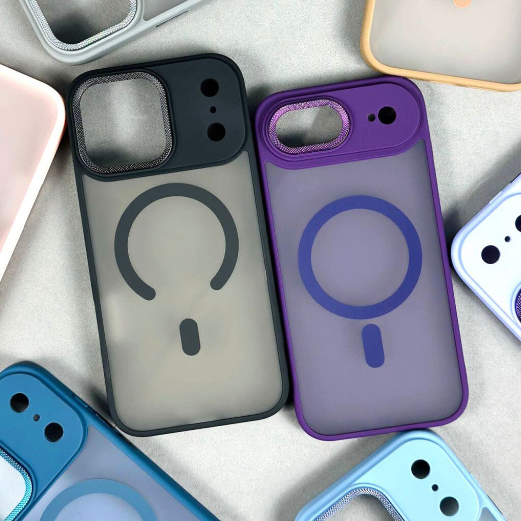 Чохол (накладка) Apple iPhone 17, Matte Corrugated, MagSafe, Сірий - № 4 Чохол (накладка) Apple iPhone 17, Matte Corrugated, MagSafe, Сірий - № 4