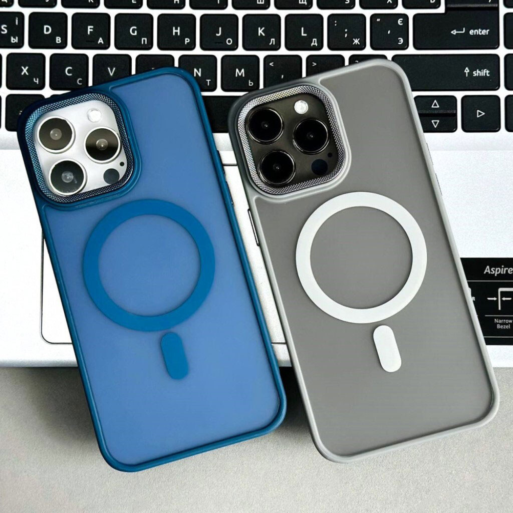 Чехол (накладка) Samsung A255 Galaxy A25 5G, Matte Corrugated, MagSafe, Розовый - № 14 Чехол (накладка) Samsung A255 Galaxy A25 5G, Matte Corrugated, MagSafe, Розовый - № 14