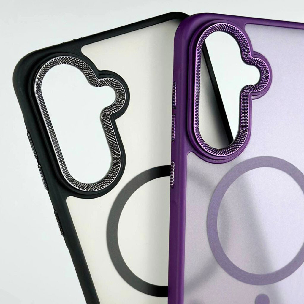 Чехол (накладка) Samsung S928 Galaxy S24 Ultra, Matte Corrugated, MagSafe, Фиолетовый - № 3 Чехол (накладка) Samsung S928 Galaxy S24 Ultra, Matte Corrugated, MagSafe, Фиолетовый - № 3