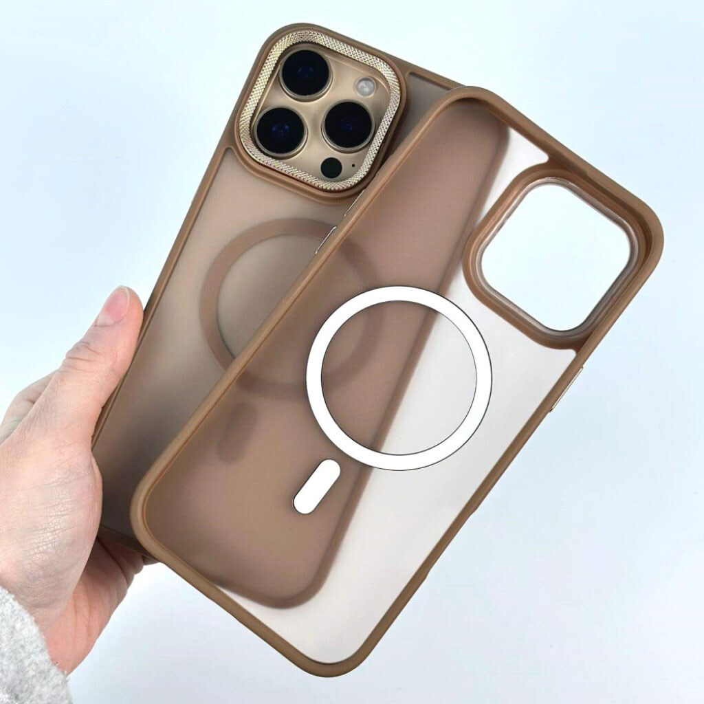 Чохол (накладка) Apple iPhone 17 Pro, Matte Corrugated, MagSafe, Зелений - № 16 Чохол (накладка) Apple iPhone 17 Pro, Matte Corrugated, MagSafe, Зелений - № 16