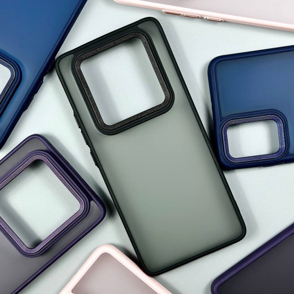 Чехол (накладка) Samsung A556 Galaxy A55 5G, Matte Corrugated, Синий - № 4 Чехол (накладка) Samsung A556 Galaxy A55 5G, Matte Corrugated, Синий - № 4