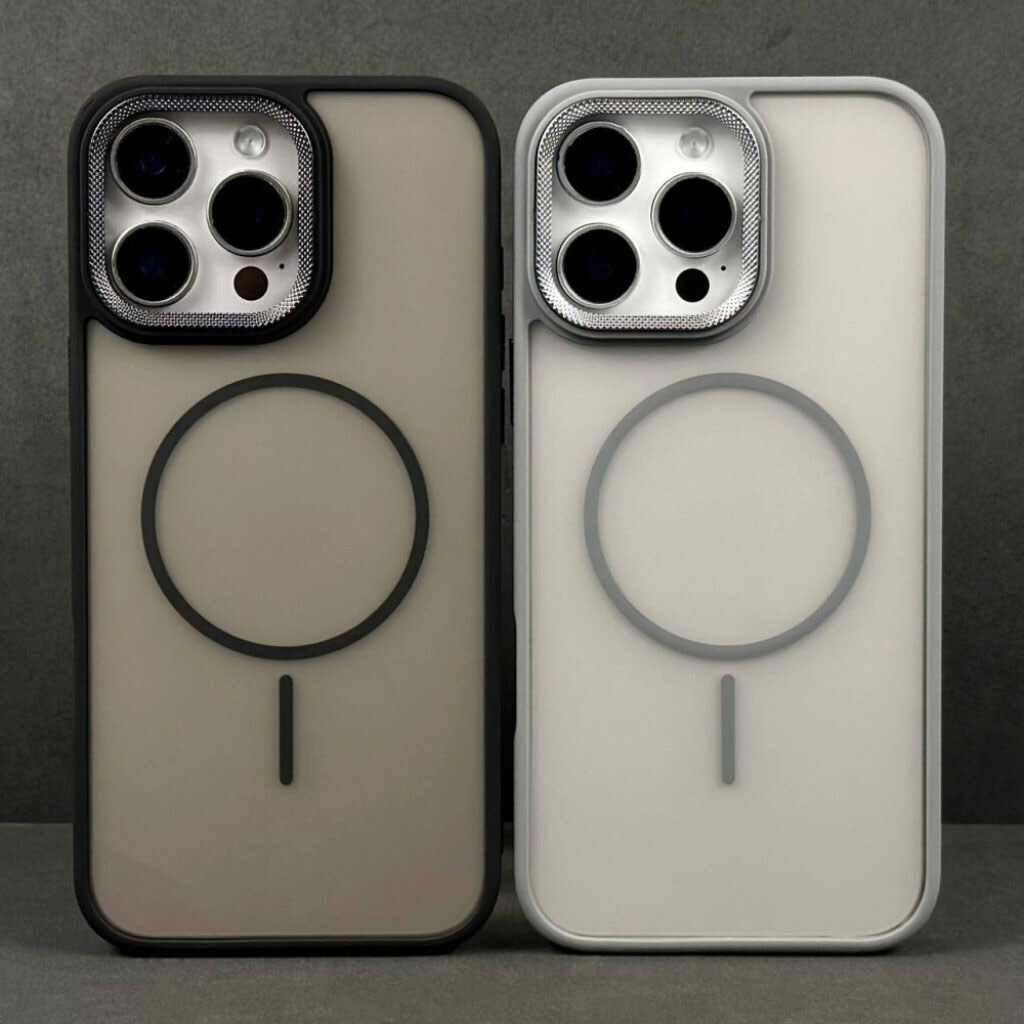 Чехол (накладка) Apple iPhone 13, Matte Corrugated Camera Thin, MagSafe, Серый - № 3 Чехол (накладка) Apple iPhone 13, Matte Corrugated Camera Thin, MagSafe, Серый - № 3