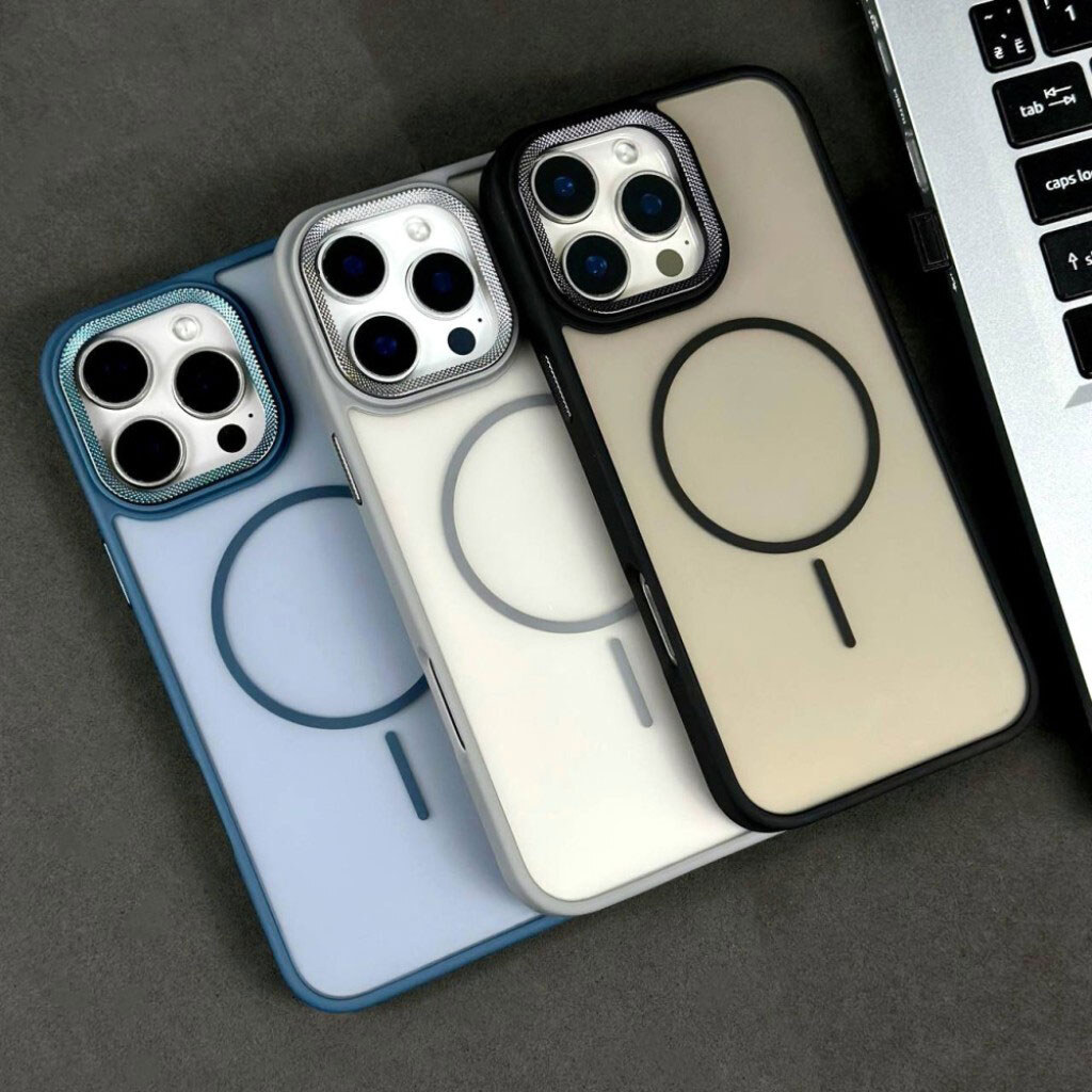 Чохол (накладка) Apple iPhone 14 Pro Max, Matte Corrugated Camera Thin, MagSafe, Сірий - № 12 Чохол (накладка) Apple iPhone 14 Pro Max, Matte Corrugated Camera Thin, MagSafe, Сірий - № 12