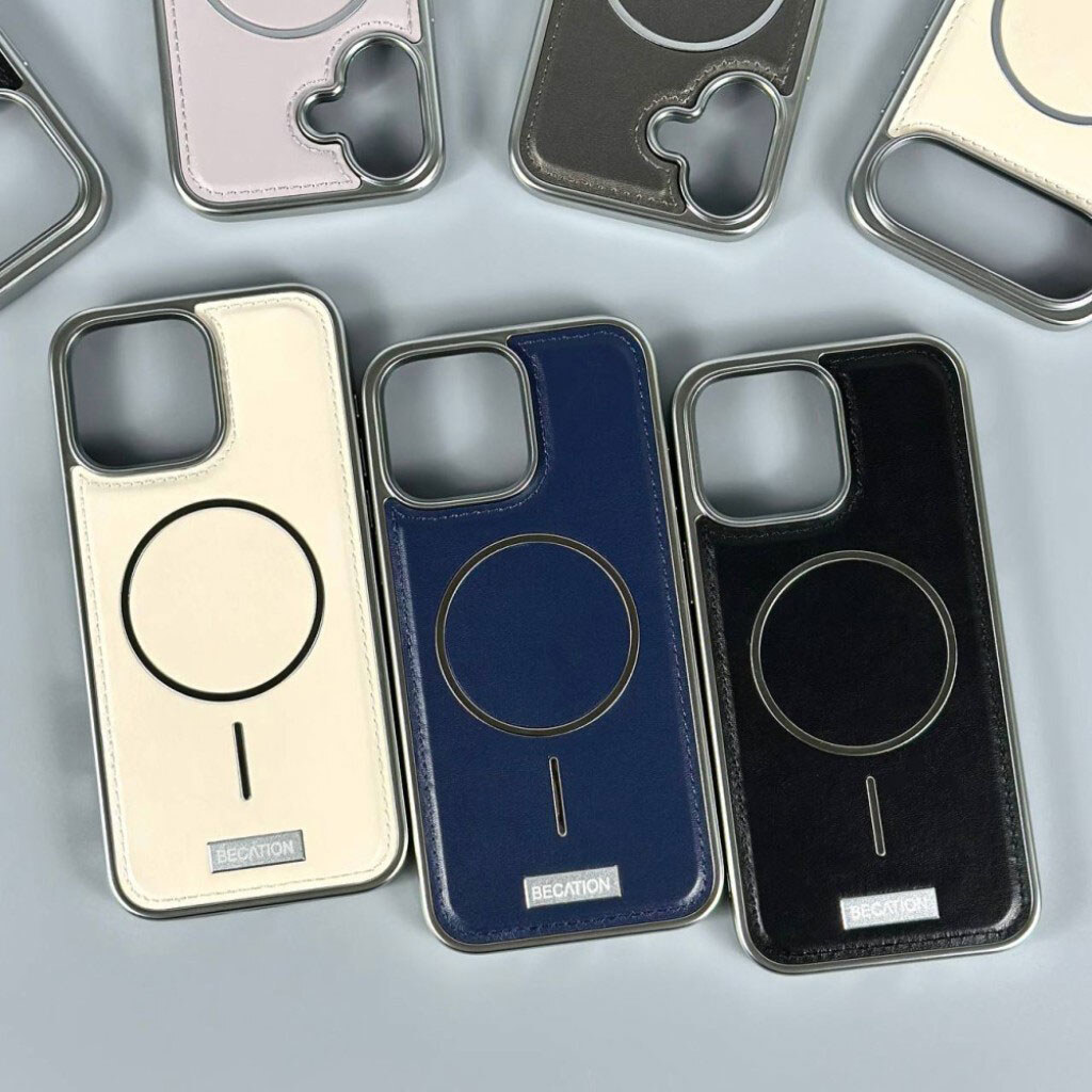 Чохол (накладка) Apple iPhone 17, Becation Matte, Metalllic Grey, MagSafe, Сірий - № 4 Чохол (накладка) Apple iPhone 17, Becation Matte, Metalllic Grey, MagSafe, Сірий - № 4