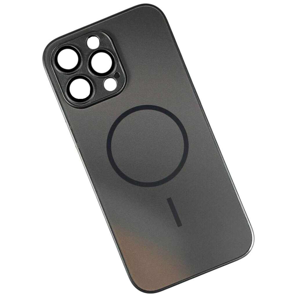 Чохол (накладка) Apple iPhone 14 Pro, Matte Ombre, Dark Grey, MagSafe, Сірий - № 1 Чохол (накладка) Apple iPhone 14 Pro, Matte Ombre, Dark Grey, MagSafe, Сірий - № 1