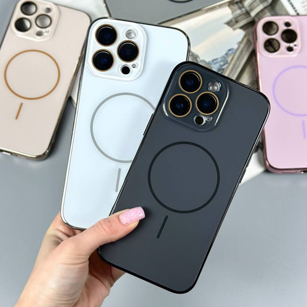 Чохол (накладка) Apple iPhone 11 Pro Max, Matte Soft Touch, MagSafe, Сірий - № 8 Чохол (накладка) Apple iPhone 11 Pro Max, Matte Soft Touch, MagSafe, Сірий - № 8