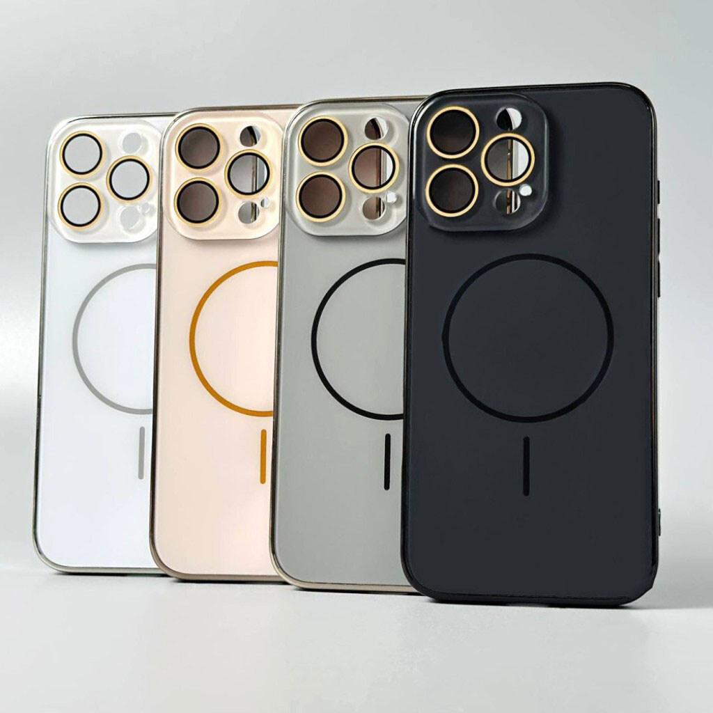 Чохол (накладка) Apple iPhone 16, Matte Soft Touch, MagSafe, Сірий - № 3 Чохол (накладка) Apple iPhone 16, Matte Soft Touch, MagSafe, Сірий - № 3