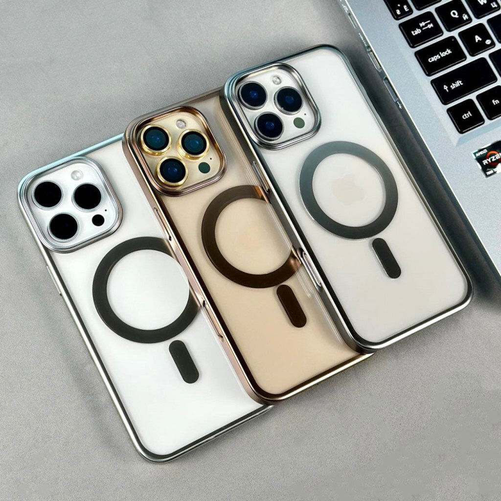 Чохол (накладка) Apple iPhone 14 Pro, Metallic Paint, MagSafe, Срібний - № 11 Чохол (накладка) Apple iPhone 14 Pro, Metallic Paint, MagSafe, Срібний - № 11