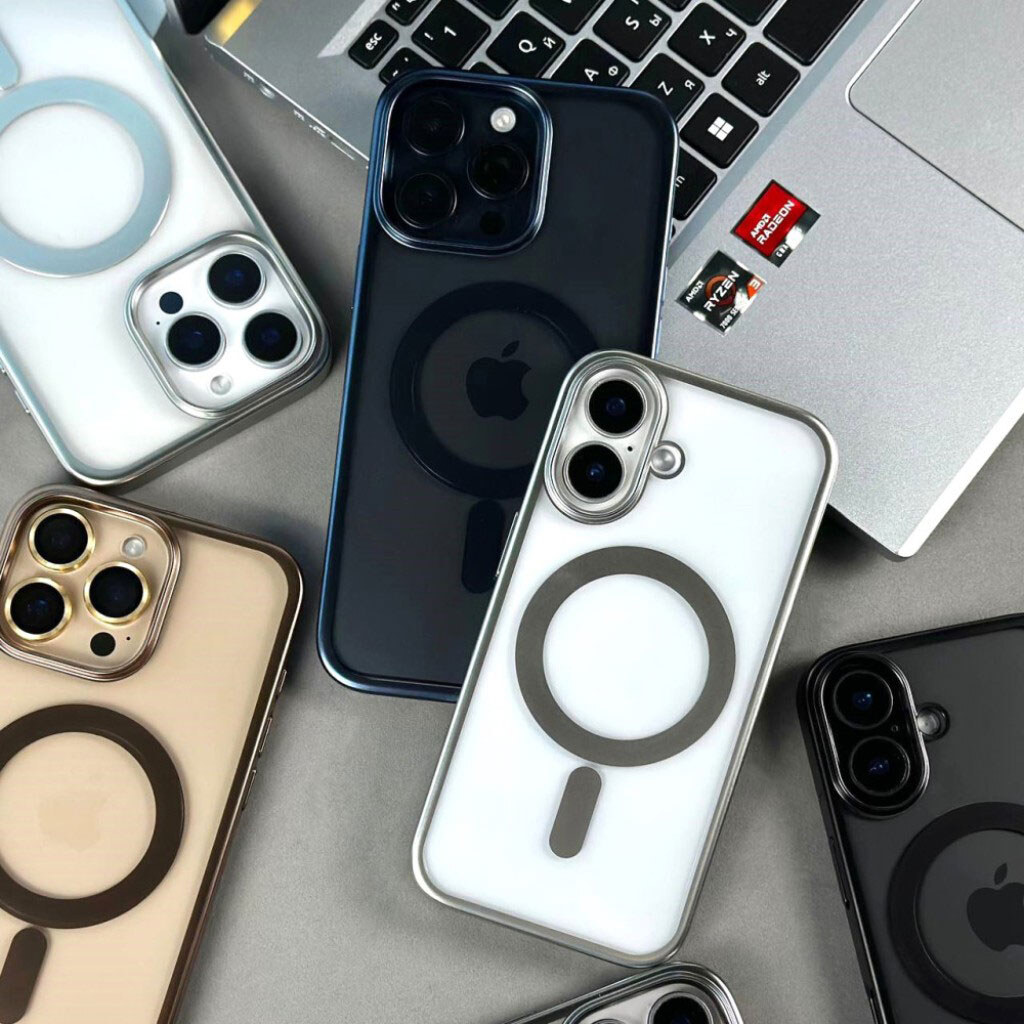 Чехол (накладка) Samsung Galaxy S25 Plus / S926 Galaxy S24 Plus, Metallic Paint, MagSafe, Dark Silver, Серебряный - № 3 Чехол (накладка) Samsung Galaxy S25 Plus / S926 Galaxy S24 Plus, Metallic Paint, MagSafe, Dark Silver, Серебряный - № 3