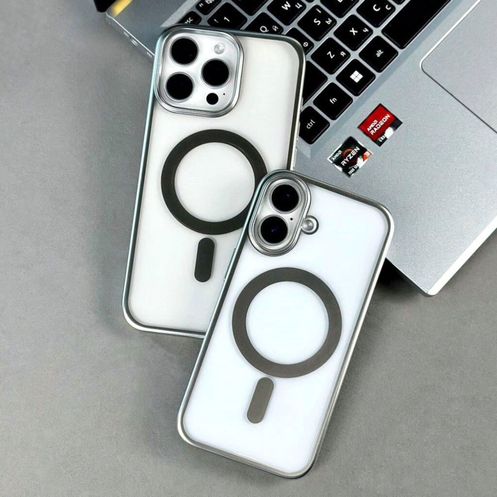 Чехол (накладка) Samsung Galaxy S25 Plus / S926 Galaxy S24 Plus, Metallic Paint, MagSafe, Dark Silver, Серебряный - № 10 Чехол (накладка) Samsung Galaxy S25 Plus / S926 Galaxy S24 Plus, Metallic Paint, MagSafe, Dark Silver, Серебряный - № 10