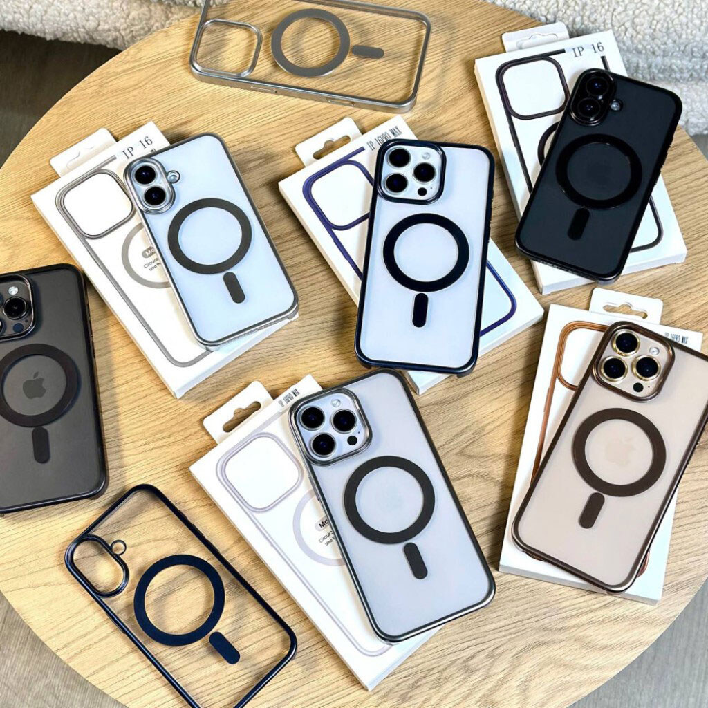 Чехол (накладка) Samsung S928 Galaxy S24 Ultra, Metallic Paint, MagSafe, Черный - № 7 Чехол (накладка) Samsung S928 Galaxy S24 Ultra, Metallic Paint, MagSafe, Черный - № 7