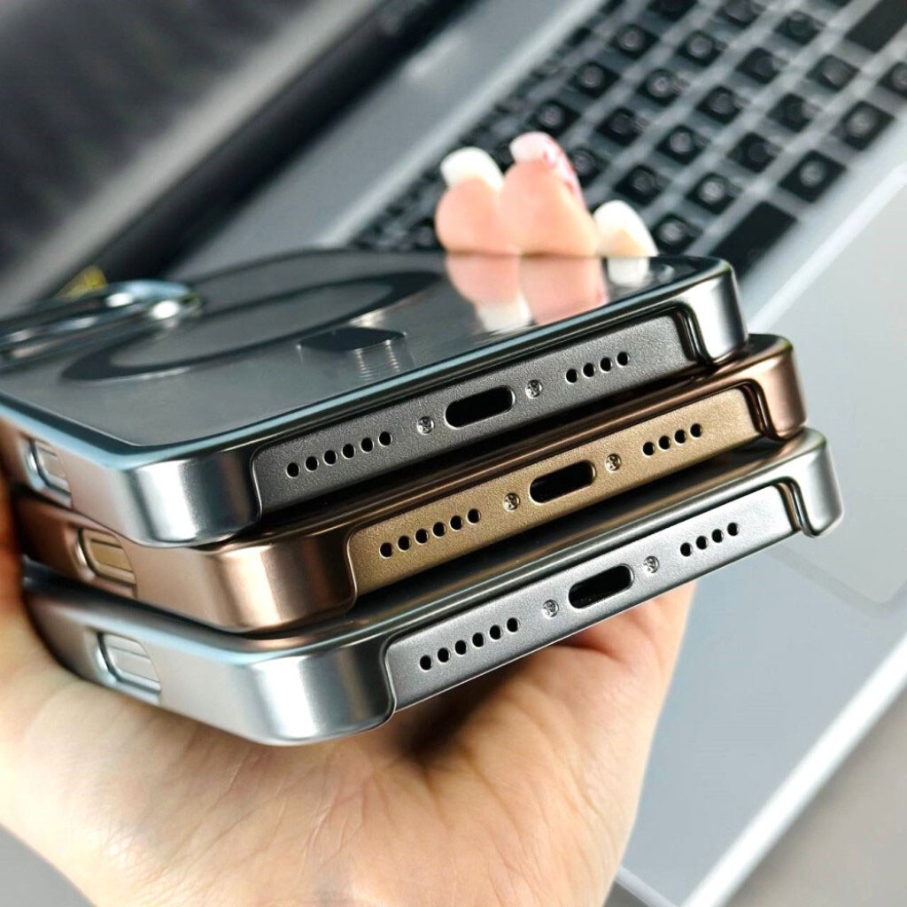 Чехол (накладка) Samsung Galaxy S24 / Galaxy S25, Metallic Paint, MagSafe, Золотой - № 14 Чехол (накладка) Samsung Galaxy S24 / Galaxy S25, Metallic Paint, MagSafe, Золотой - № 14