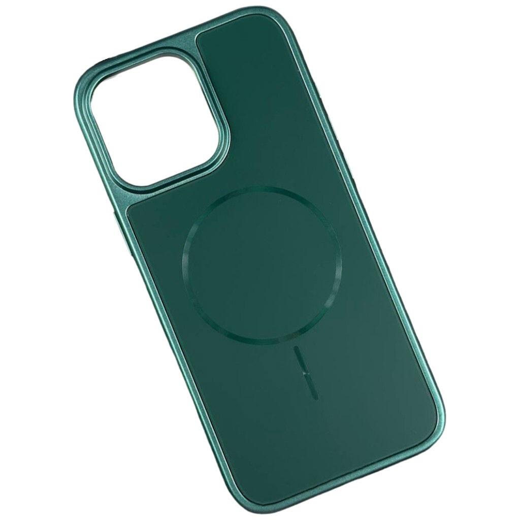 Чохол (накладка) Apple iPhone 14 Pro, Modern Elegance, Emerald, MagSafe, Зелений - № 1 Чохол (накладка) Apple iPhone 14 Pro, Modern Elegance, Emerald, MagSafe, Зелений - № 1