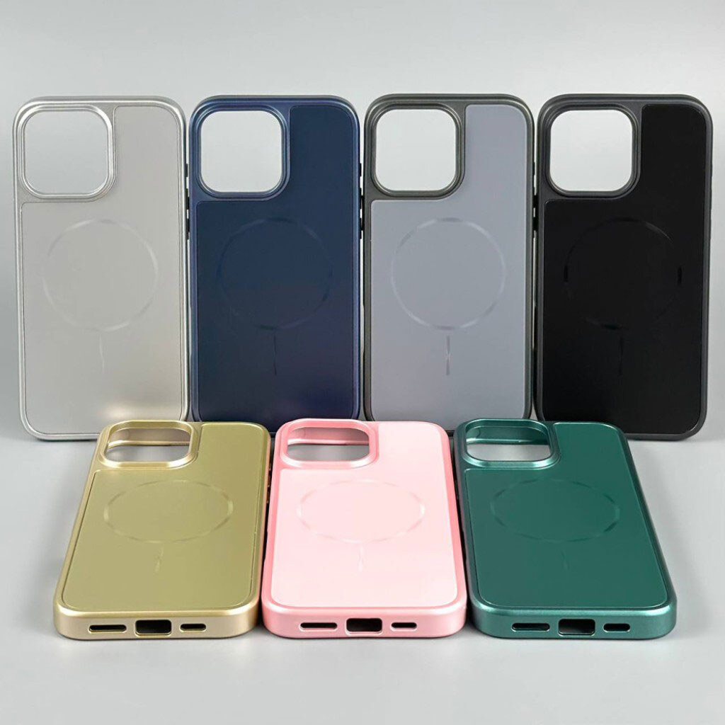 Чохол (накладка) Apple iPhone 16 Pro Max, Modern Elegance, MagSafe, Сірий - № 2 Чохол (накладка) Apple iPhone 16 Pro Max, Modern Elegance, MagSafe, Сірий - № 2