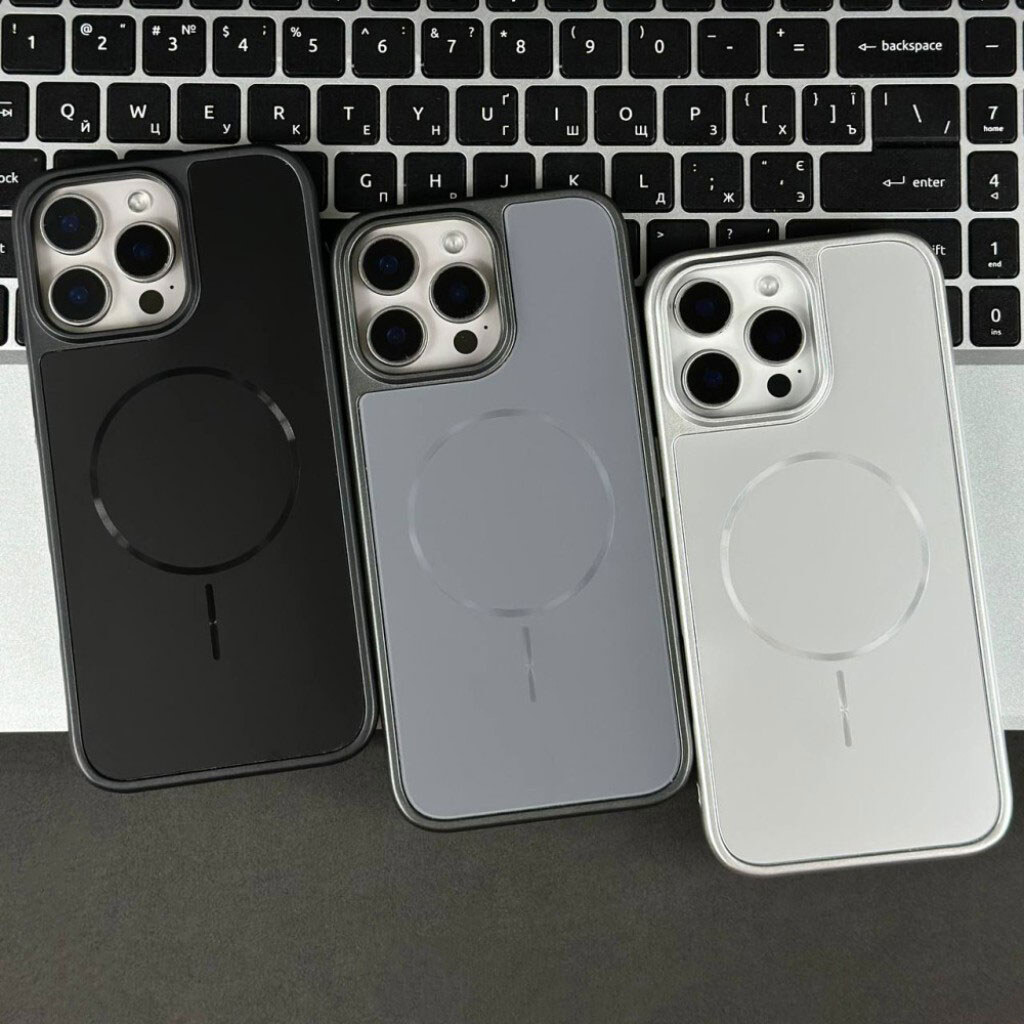 Чехол (накладка) Apple iPhone 16 Pro, Modern Elegance, MagSafe, Черный - № 9 Чехол (накладка) Apple iPhone 16 Pro, Modern Elegance, MagSafe, Черный - № 9