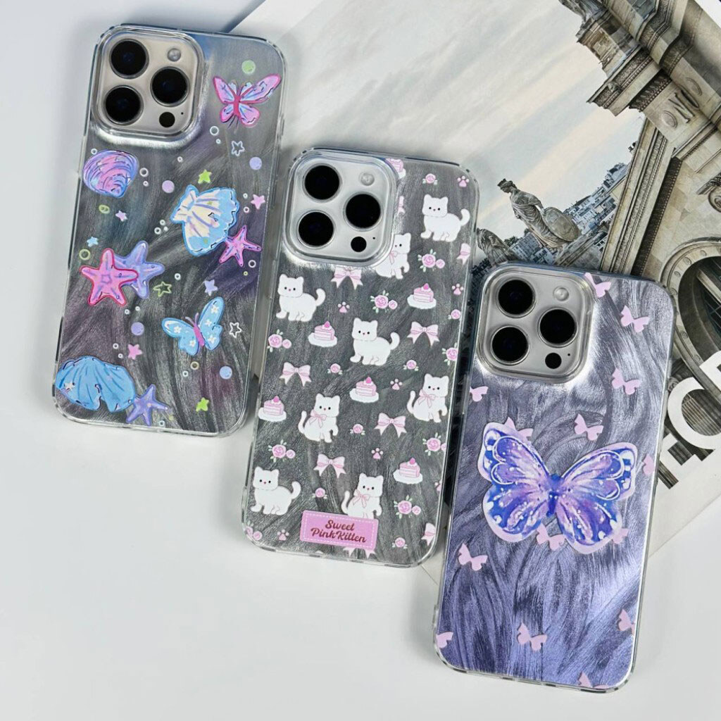 Чехол (накладка) Samsung A125 Galaxy A12 / M127 Galaxy M12, Nacre Print Desing, Blue Batterfly, Рисунок - № 12 Чехол (накладка) Samsung A125 Galaxy A12 / M127 Galaxy M12, Nacre Print Desing, Blue Batterfly, Рисунок - № 12