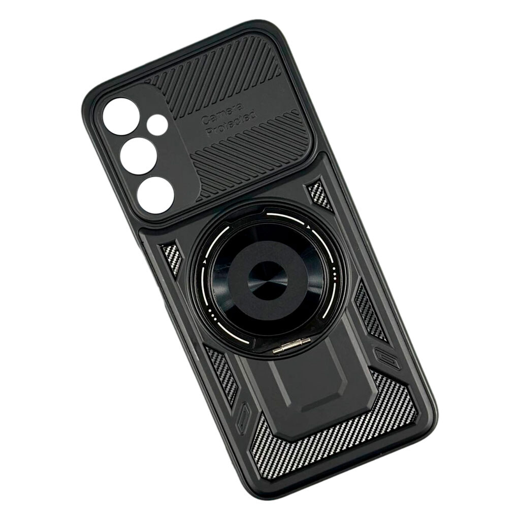 Чехол (накладка) Samsung A175 Galaxy A17 4G, Armor Rotating Magnetic, MagSafe, Черный - № 1 Чехол (накладка) Samsung A175 Galaxy A17 4G, Armor Rotating Magnetic, MagSafe, Черный - № 1