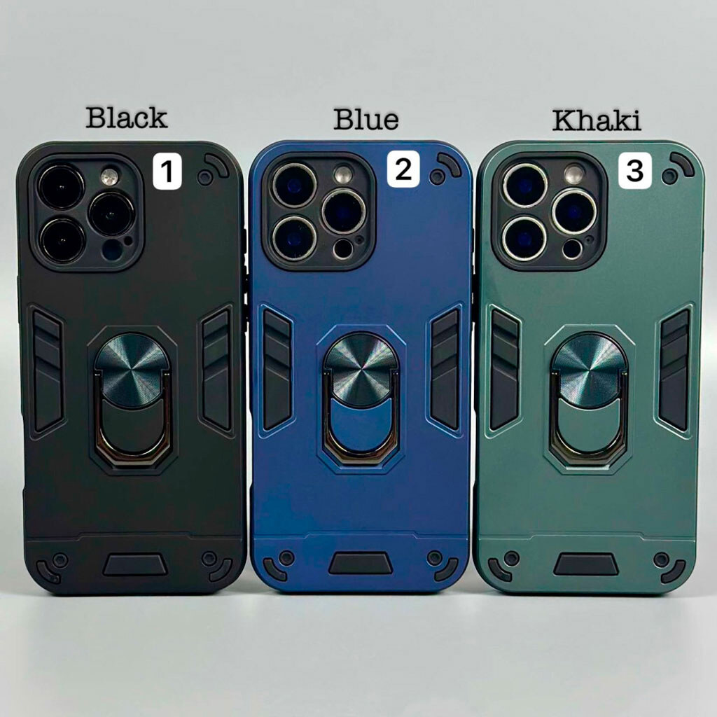 Чохол (накладка) Apple iPhone 15 Pro Max, Armored Separate Camera, Чорний - № 8 Чохол (накладка) Apple iPhone 15 Pro Max, Armored Separate Camera, Чорний - № 8