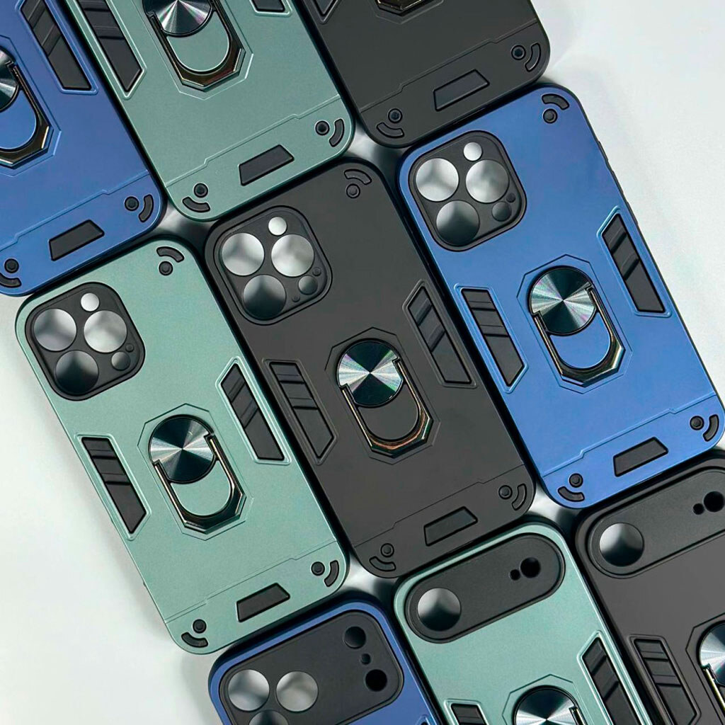 Чохол (накладка) Apple iPhone 15 Pro, Armored Separate Camera, Чорний - № 7 Чохол (накладка) Apple iPhone 15 Pro, Armored Separate Camera, Чорний - № 7