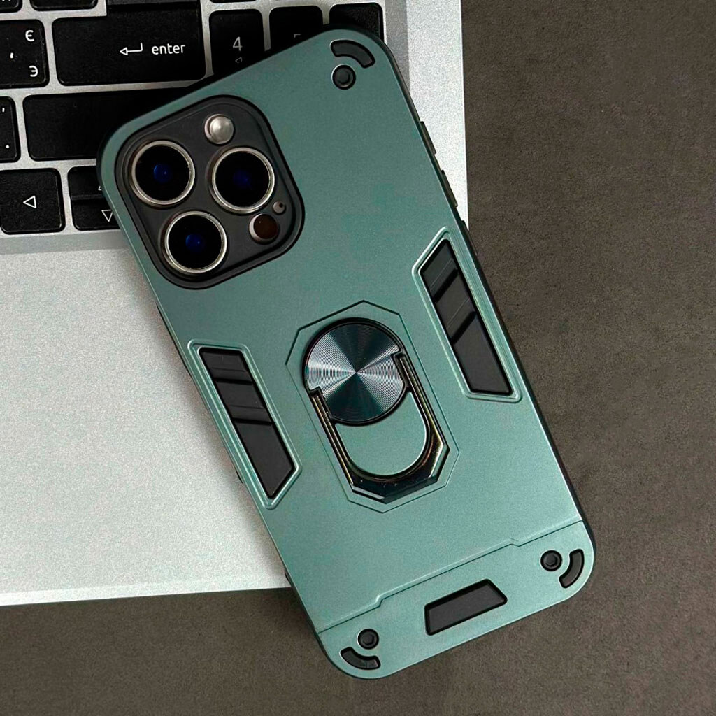 Чехол (накладка) Apple iPhone 16 Pro Max, Armored Separate Camera, Khaki, Зеленый - № 3 Чехол (накладка) Apple iPhone 16 Pro Max, Armored Separate Camera, Khaki, Зеленый - № 3